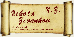 Nikola Živankov vizit kartica